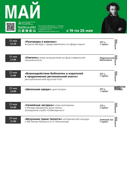 Афиша на следующую неделю мая _ (Закрытая группа) Информация на сайт НБ