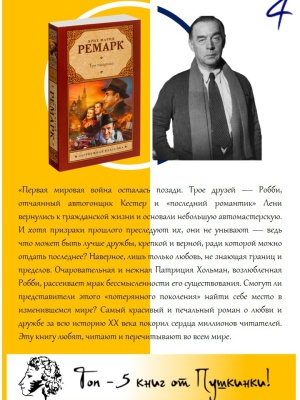 Интернет - проект _Топ - 5 книг от Пушкинки!_ _ (Закрытая группа) Информация на сайт НБ_3