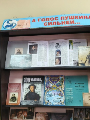 Книжная выставка «А голос Пушкина сильней» _ (Закрытая группа) Информация на сайт НБ (1)