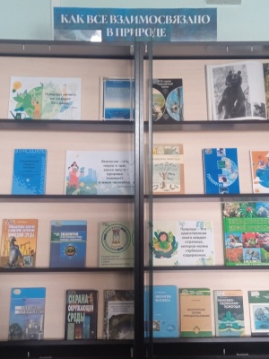 Книжная выставка «Как все взаимосвязано в природе» _ (Закрытая группа) Информация на сайт НБ_2